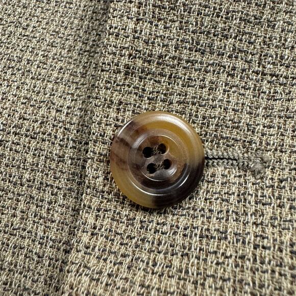 Blazer Men's 42R Wool Bill Blass Tweed Vintage Brown/Tan Sport Coat Jacket - Picture 5 of 13